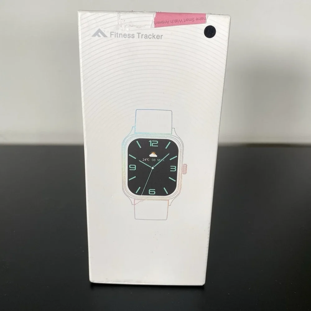 Fit Fitness Tracker/Smart Watch Black For iPhone Or Android
